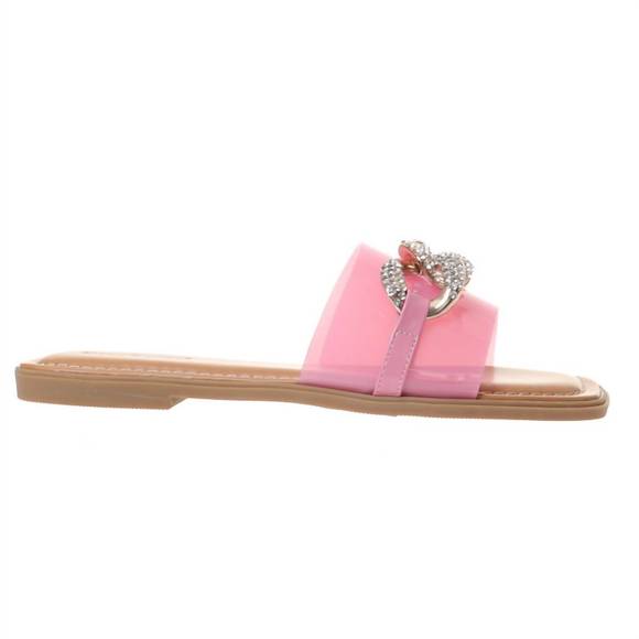 NEW PIERRE DUMAS women empress-44 sandal in lt pink - Picture 1 of 1